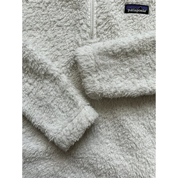 Patagonia Women's Los Gatos 1/4 Zip Pullover Jacket Sweater Small Ivory White - Picture 8 of 13